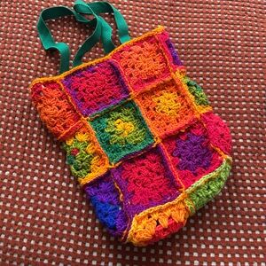 Handmade crochet tote bag